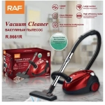 Raf Ηλεκτρική Σκούπα 1200W με Σακούλα 2lt Κόκκινη R.8661R