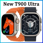 Σετ Smartwatch με Παλμογράφο και Ακουστικά Remax T900 Ultra σε Μαύρο Χρώμα