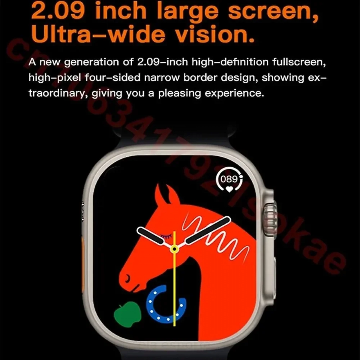 Σετ Smartwatch με Παλμογράφο και Ακουστικά Remax T900 Ultra σε Μαύρο Χρώμα