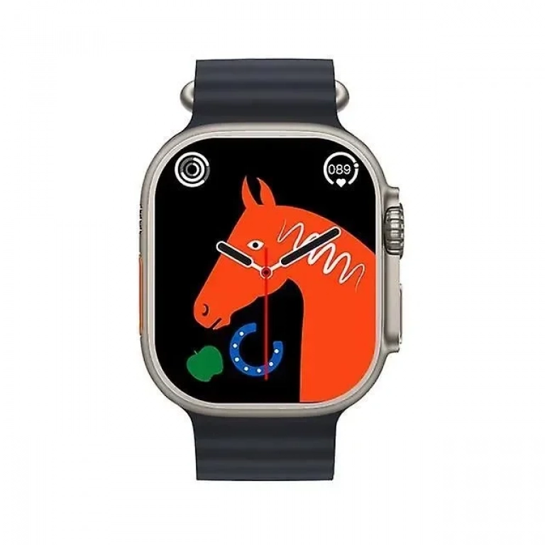 Σετ Smartwatch με Παλμογράφο και Ακουστικά Remax T900 Ultra σε Μαύρο Χρώμα