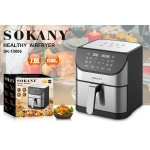 Φριτέζα Αέρος με Αποσπώμενο Κάδο 7lt 1500W Ασημί SK-10006