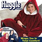 Huggle Plush Κουβέρτα Βελουτέ King Size 70x90εκ. Κόκκινο