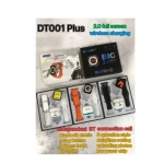 Smart Watch 2 σε 1 DT001 Plus Ultra Big 2.0 + Ακουστικά - Πορτοκαλί