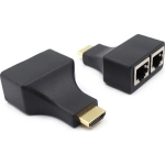 Μετατροπέας HDMI male σε RJ-45 2x female