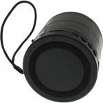 Φορητό ασύρματο ηχείο Bluetooth USB/TF/FM με εγκοπές για τοποθέτηση κινητού Μαύρο WJ-187BT OEM