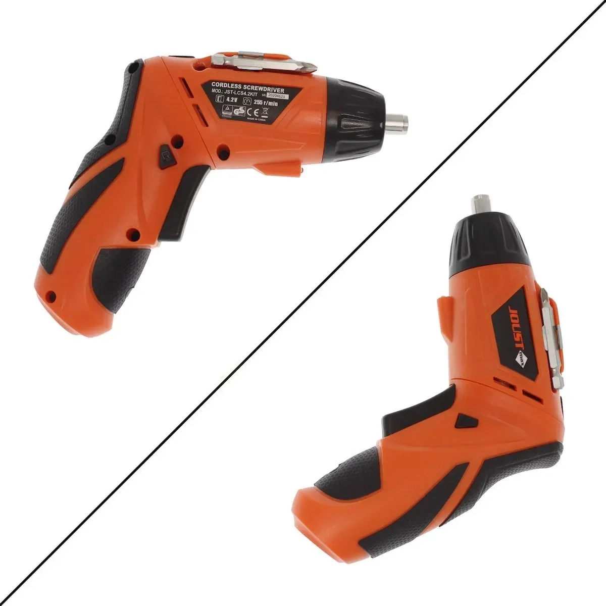 Σετ κατσαβίδι μπαταρίας 4.2V με καρυδάκια και μύτες 45 τεμαχίων σε βαλιτσάκι JST-LCS4.2 JOUST