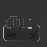 YT500 Mini Projector Τεχνολογίας Προβολής LCD Λάμπας LED με Φυσική Ανάλυση 320 x 240 και Φωτεινότητα 24 Ansi Lumens με WiFi Κίτρινος