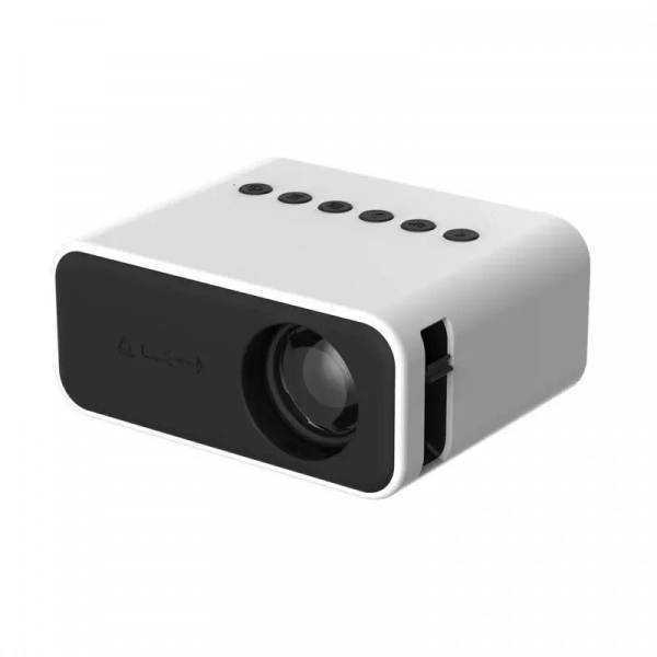 YT500 Mini Projector Τεχνολογίας Προβολής LCD Λάμπας LED με Φυσική Ανάλυση 320 x 240 και Φωτεινότητα 24 Ansi Lumens με WiFi Λευκό
