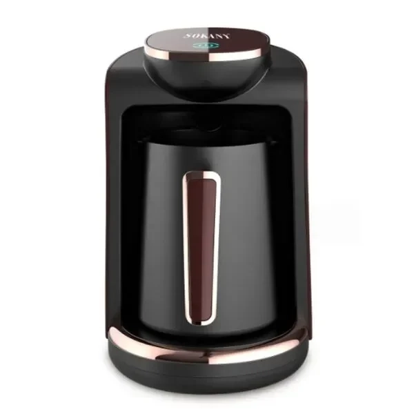 Μηχανή Ελληνικού Καφέ με Χωρητικότητα 250ml 550w Sokany SK-0136 Μαύρο-Καφέ