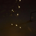 Ηλιακό Ρετρό Φωτιστικό Ποτιστήρι LED με Βραχίονα Στήριξης σε Χρυσό Χρώμα