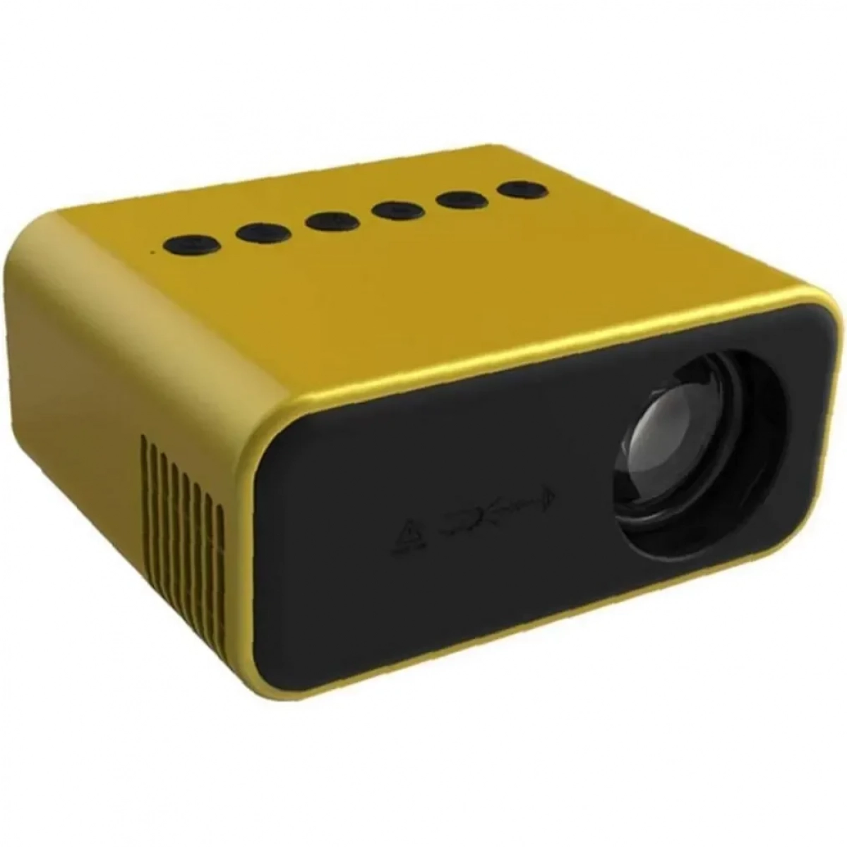 YT500 Mini Projector Τεχνολογίας Προβολής LCD Λάμπας LED με Φυσική Ανάλυση 320 x 240 και Φωτεινότητα 24 Ansi Lumens με WiFi Κίτρινος