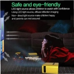 YT500 Mini Projector Τεχνολογίας Προβολής LCD Λάμπας LED με Φυσική Ανάλυση 320 x 240 και Φωτεινότητα 24 Ansi Lumens με WiFi Κίτρινος