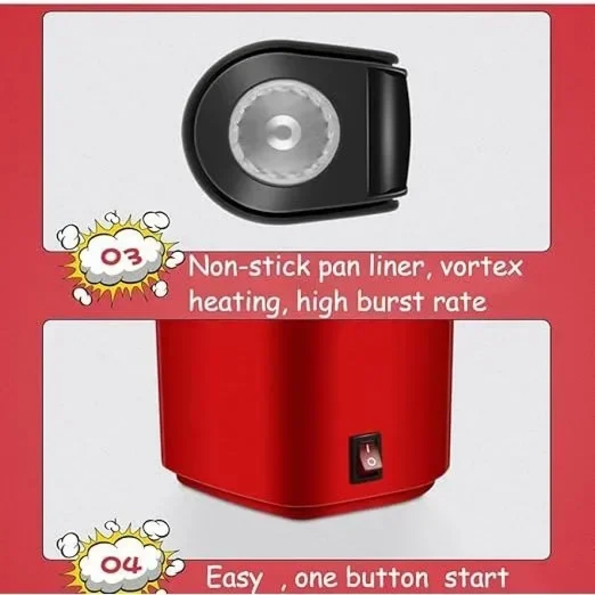 Συσκευή Ποπ Κορν 1200W Sokany SK-299