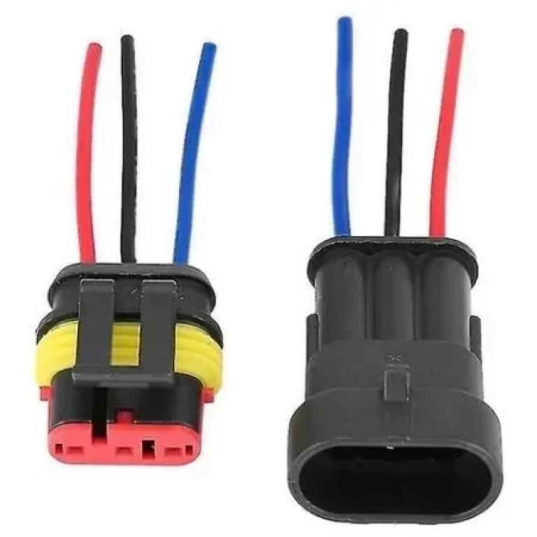 Αδιάβροχος Σύνδεσμος Καλωδίων IP65 3 Pins OEM