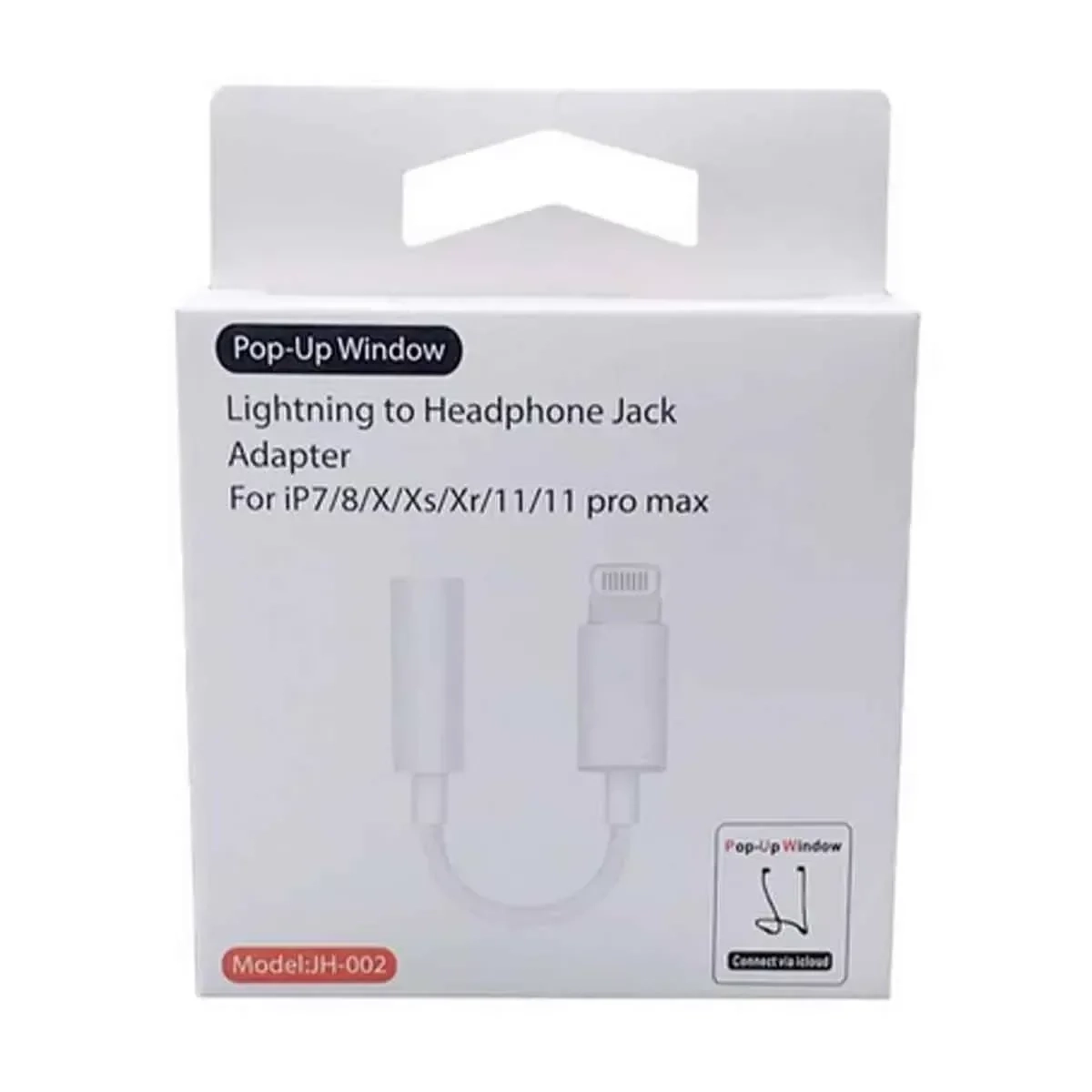 Αντάπτορας ακουστικών Lightning σε 3.5mm για iPhone JH-002 OEM