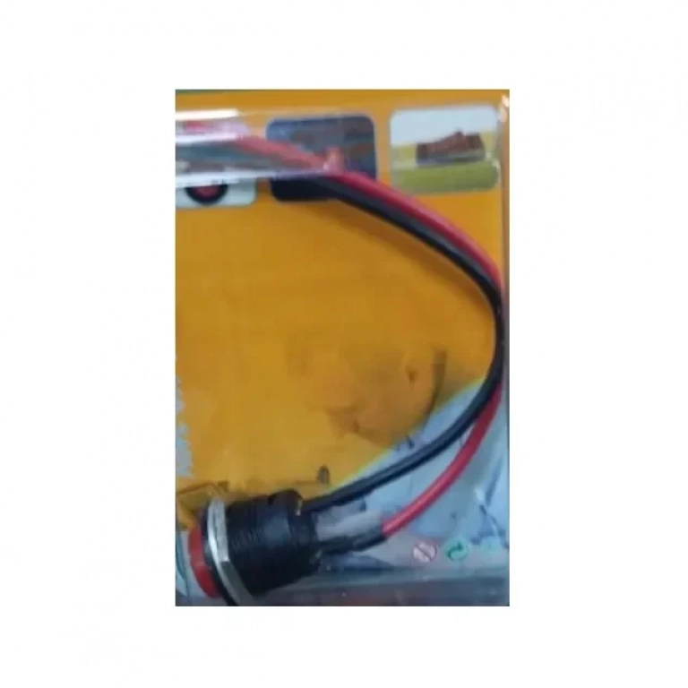 Κουμπί Διακόπτης με καλώδια 12-24V 110-240V