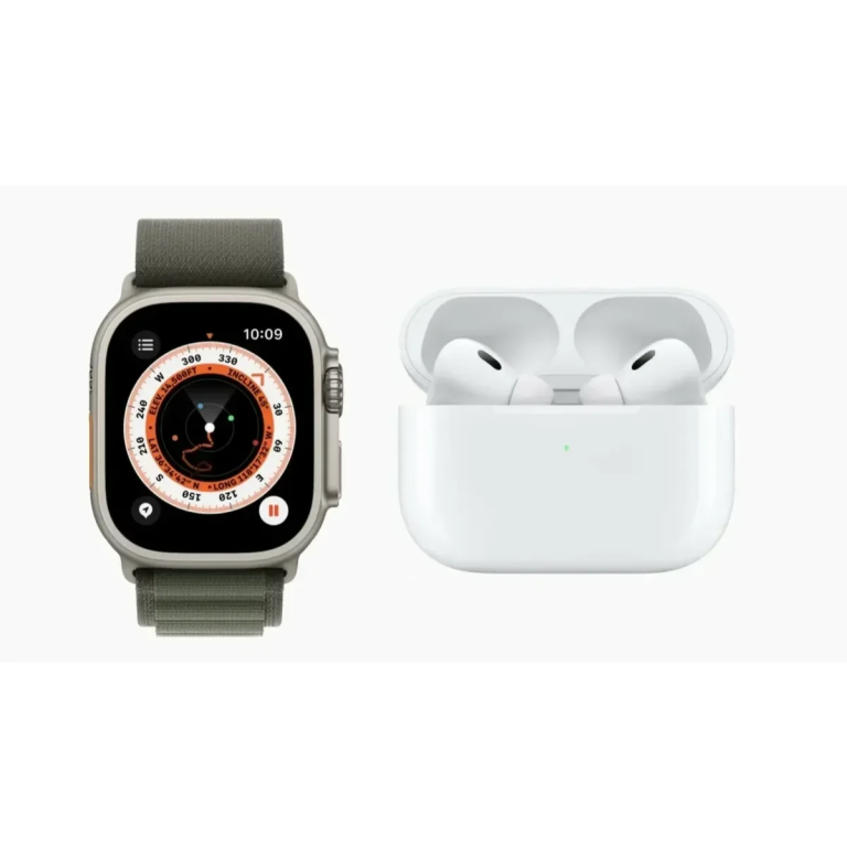 Smart Watch 2 σε 1 DT001 Plus Ultra Big 2.0 + Ακουστικά - Μαύρο