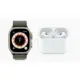 Smart Watch 2 σε 1 DT001 Plus Ultra Big 2.0 + Ακουστικά - Μαύρο
