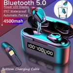 G40 In-ear Bluetooth Handsfree Ακουστικά με Θήκη Φόρτισης Μαύρα