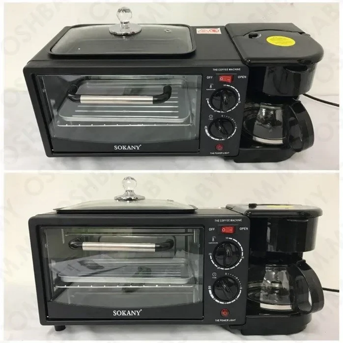 Συσκευή 3 σε 1 Breakfast Maker Sokany SK-145