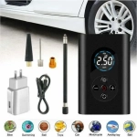 Ασύρματο Ηλεκτρικό Κομπρεσέρ Αέρα - Power Bank - Φακός 4 σε 1 150PSI με Ψηφιακή Οθόνη