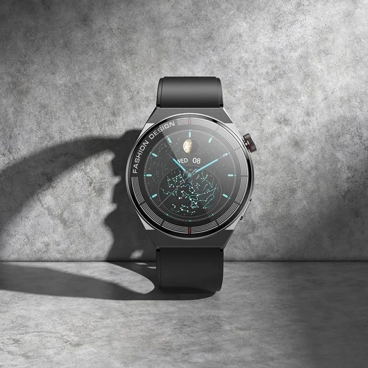 Borofone BD2 Smartwatch με Παλμογράφο (Μαύρο)