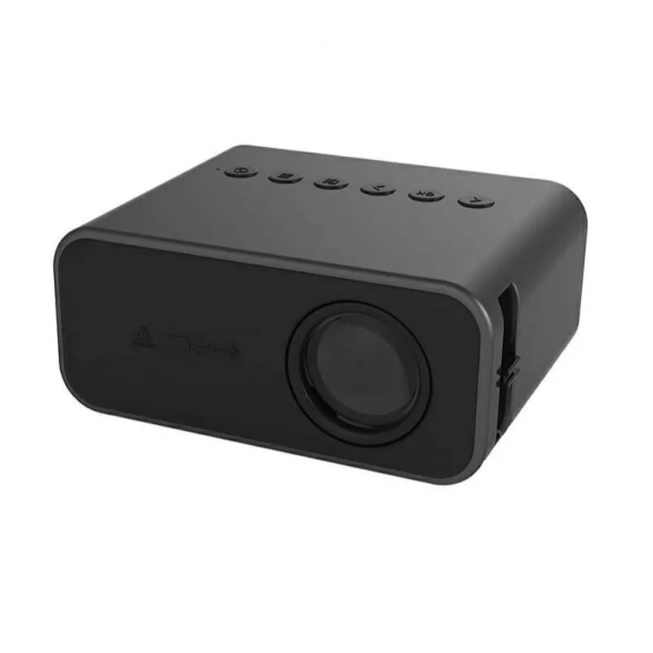 YT500 Mini Projector Τεχνολογίας Προβολής LCD Λάμπας LED με Φυσική Ανάλυση 320 x 240 και Φωτεινότητα 24 Ansi Lumens με WiFi Μαύρο