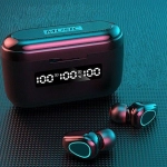 G40 In-ear Bluetooth Handsfree Ακουστικά με Θήκη Φόρτισης Μαύρα