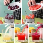 Φορητός ηλεκτρικός επαναφορτιζόμενος αποχυμωτής Citrus Juicer λευκό