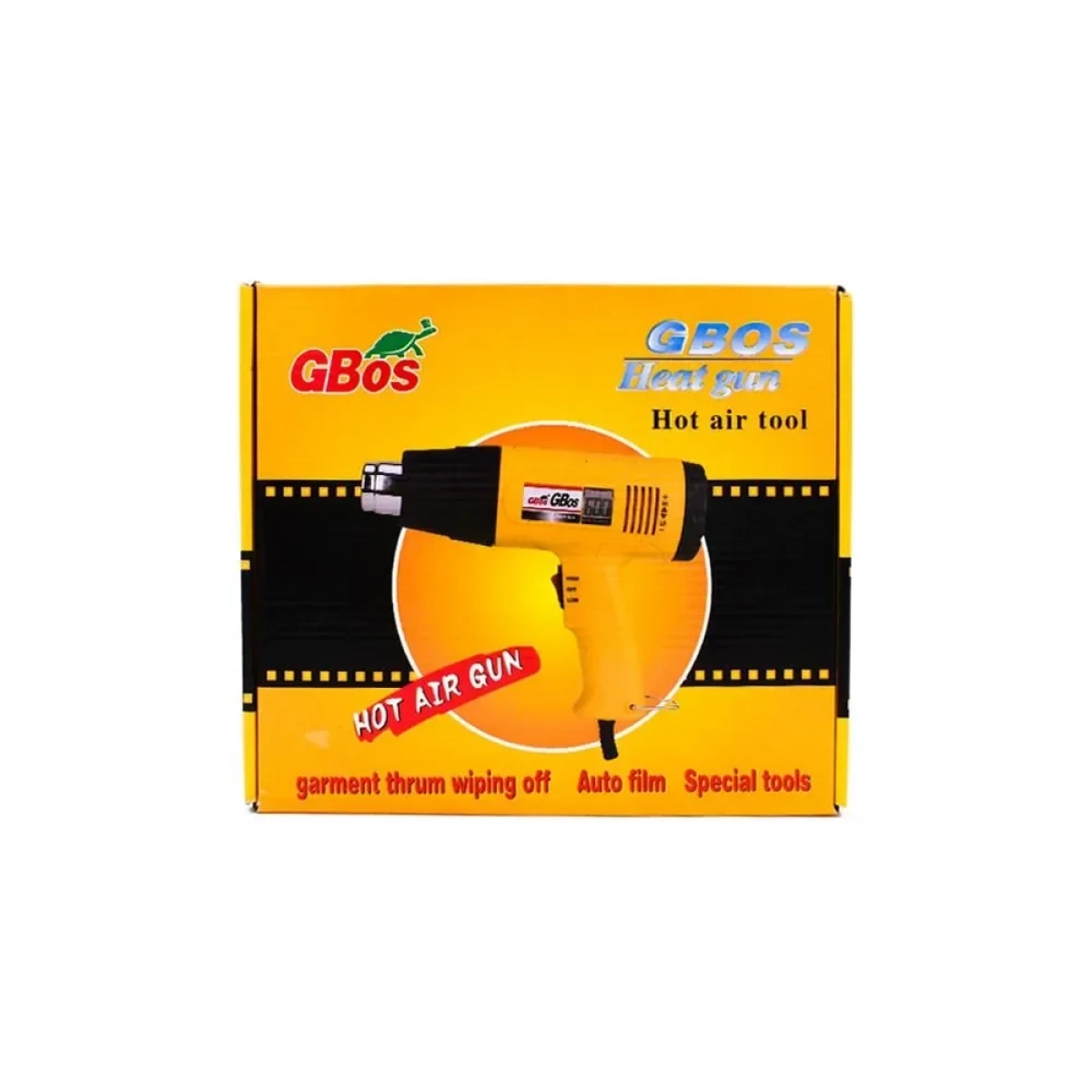 Πιστόλι Θερμού Αέρα 1600W 650ºC 220V GBos BOS-885 Κίτρινο