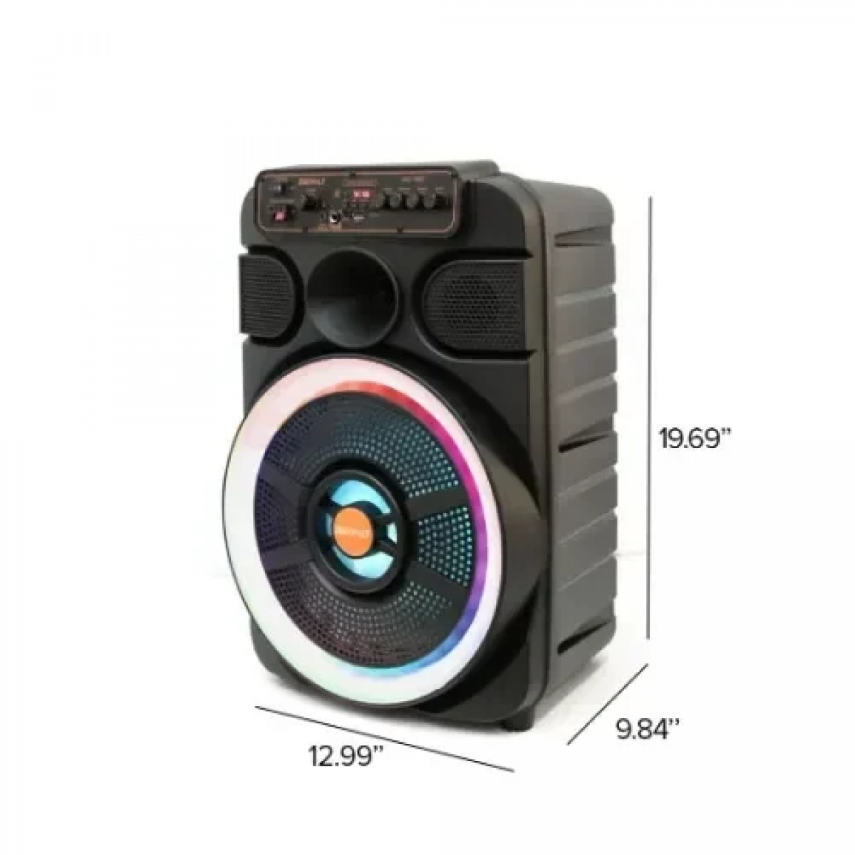 Φορητό ηχείο 12'' με Μικρόφωνο, AUX, USB, BLUETOOTH, Κάρτα Μνήμης και Τηλεχειριστήριο DIGIVOLT DG-1007