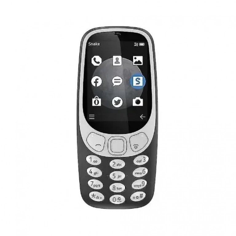 Κινητό τηλέφωνο Dual Sim 3310 Audio Jack FM Radio με οθόνη 1.8" LCD 320x240 QVGA Μαύρο