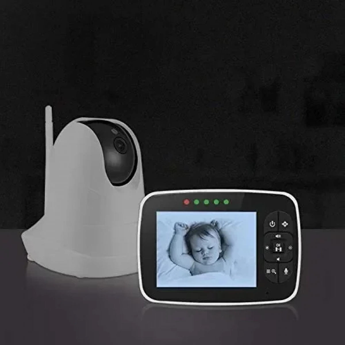 Ασύρματο Baby Monitor 3.5″ Αμφίδρομης Επικοινωνίας με Νυχτερινή Λήψη OEM SM935 – Λευκό