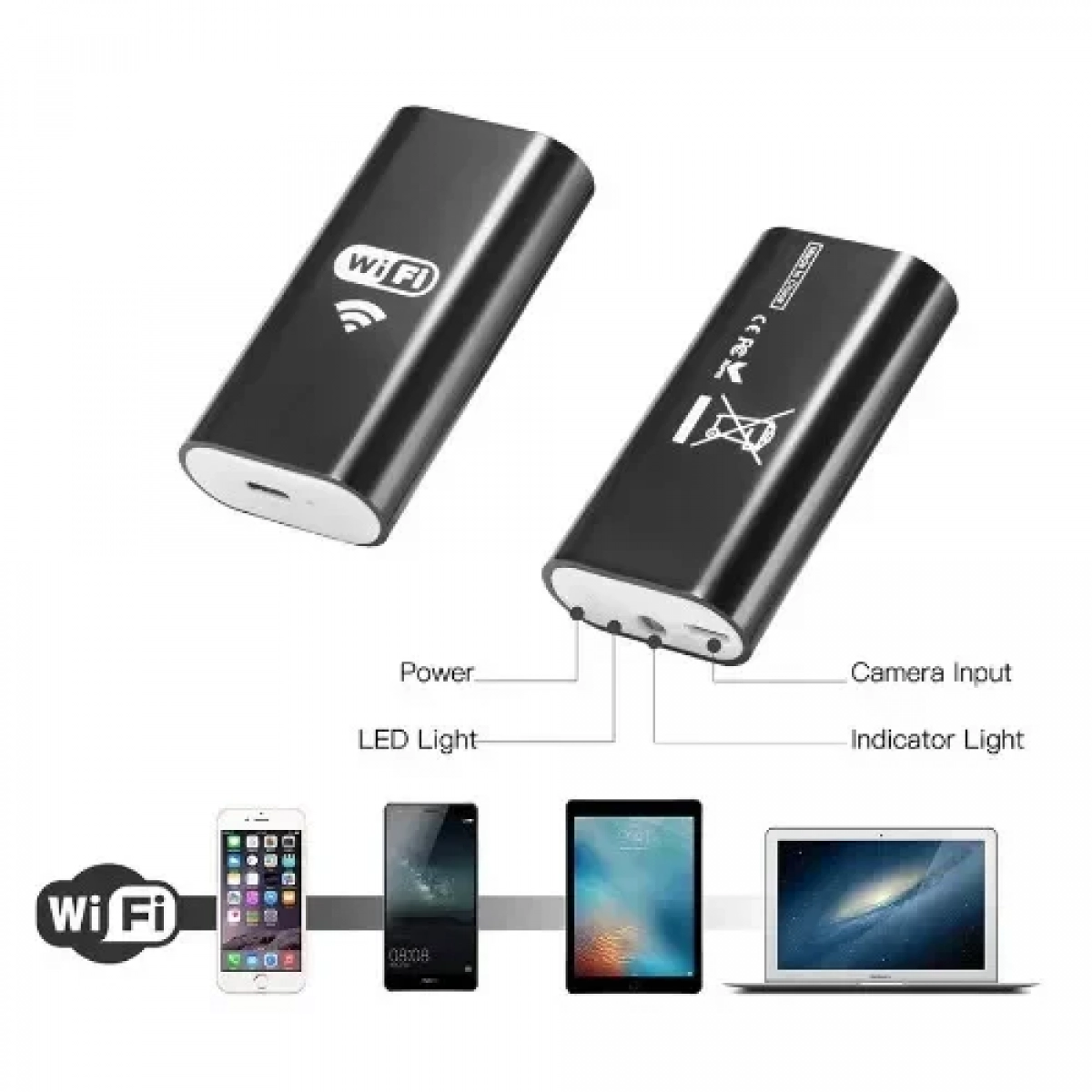 Ενδοσκοπική κάμερα με ρυθμιζόμενα LED PT-971, hard cable, WiFi, HD, IP67
