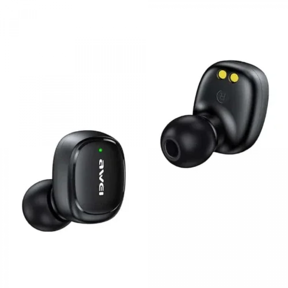 Ασύρματα ακουστικά Awei T13 Pro Earbud με θήκη φόρτισης μαύρο