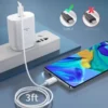 Φορτιστής ταχείας φόρτισης με 1 θύρα USB και καλώδιο Type-C To Type-C 30W Andowl Q-PD7