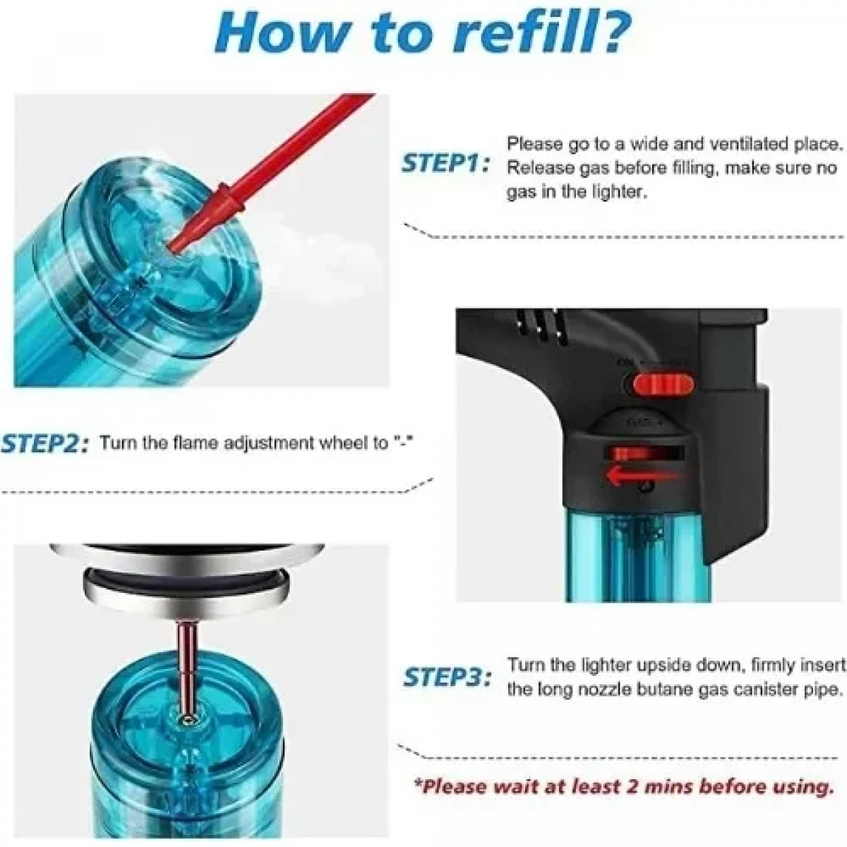 Φλόγιστρο Καμινέτο Ζαχαροπλαστικής & Αναπτήρας – Blow Torch Jet Lighter