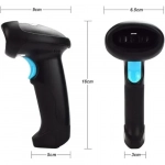 Andowl Scanner Χειρός Ενσύρματο με Δυνατότητα Ανάγνωσης 1D 2D και QR Barcodes Q-SM3B Μαύρο-Μπλε