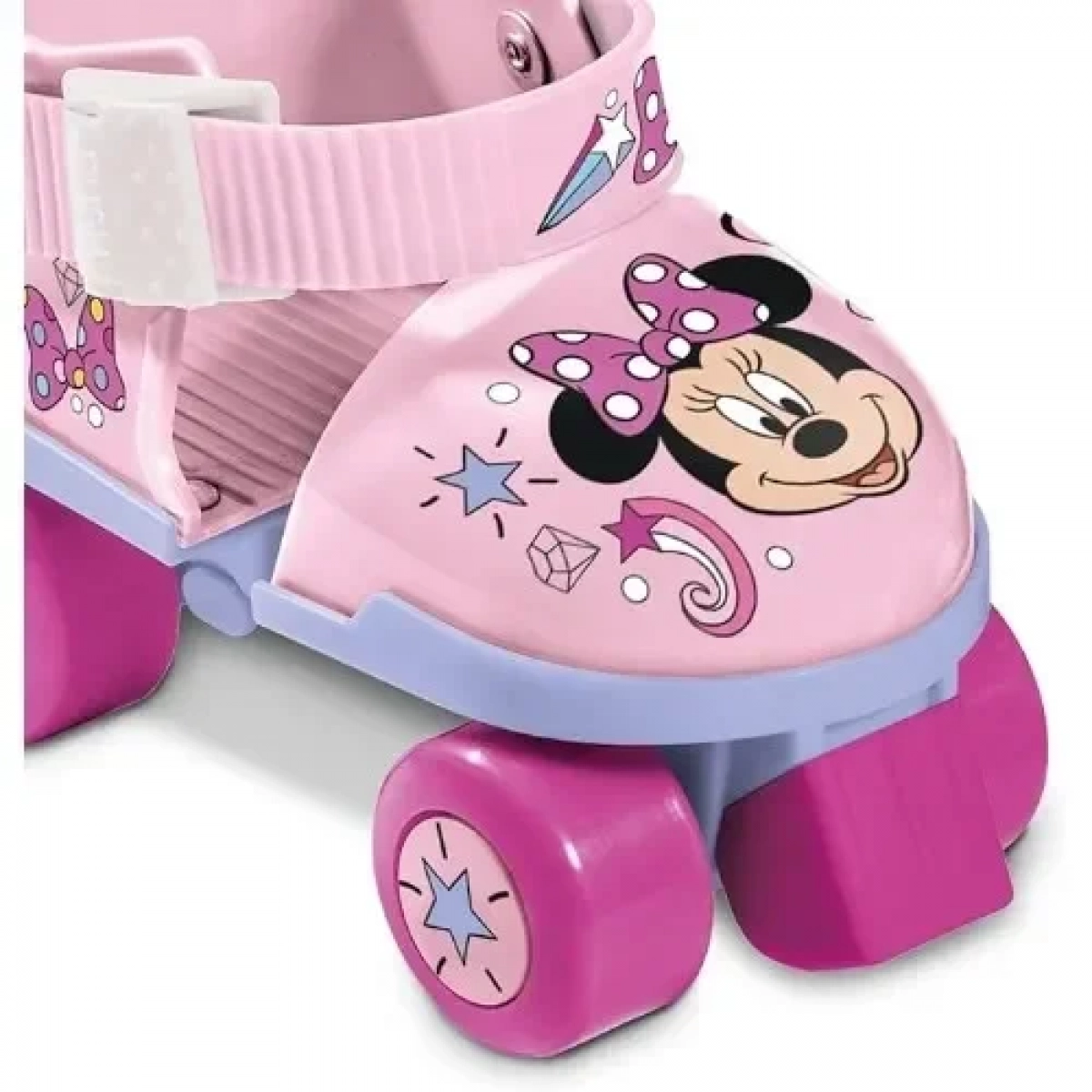 Σετ Roller Skates Ρυθμιζόμενα με Επιγονατίδες και Περιαγκωνίδες σε Πλαστική Τσάντα - Minnie- Mondo Toys