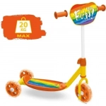 Παιδικό Πατίνι Τρίτροχο My First Scooter με Τσάντα και Ρυθμιζόμενο Τιμόνι Mondo - Rainbow