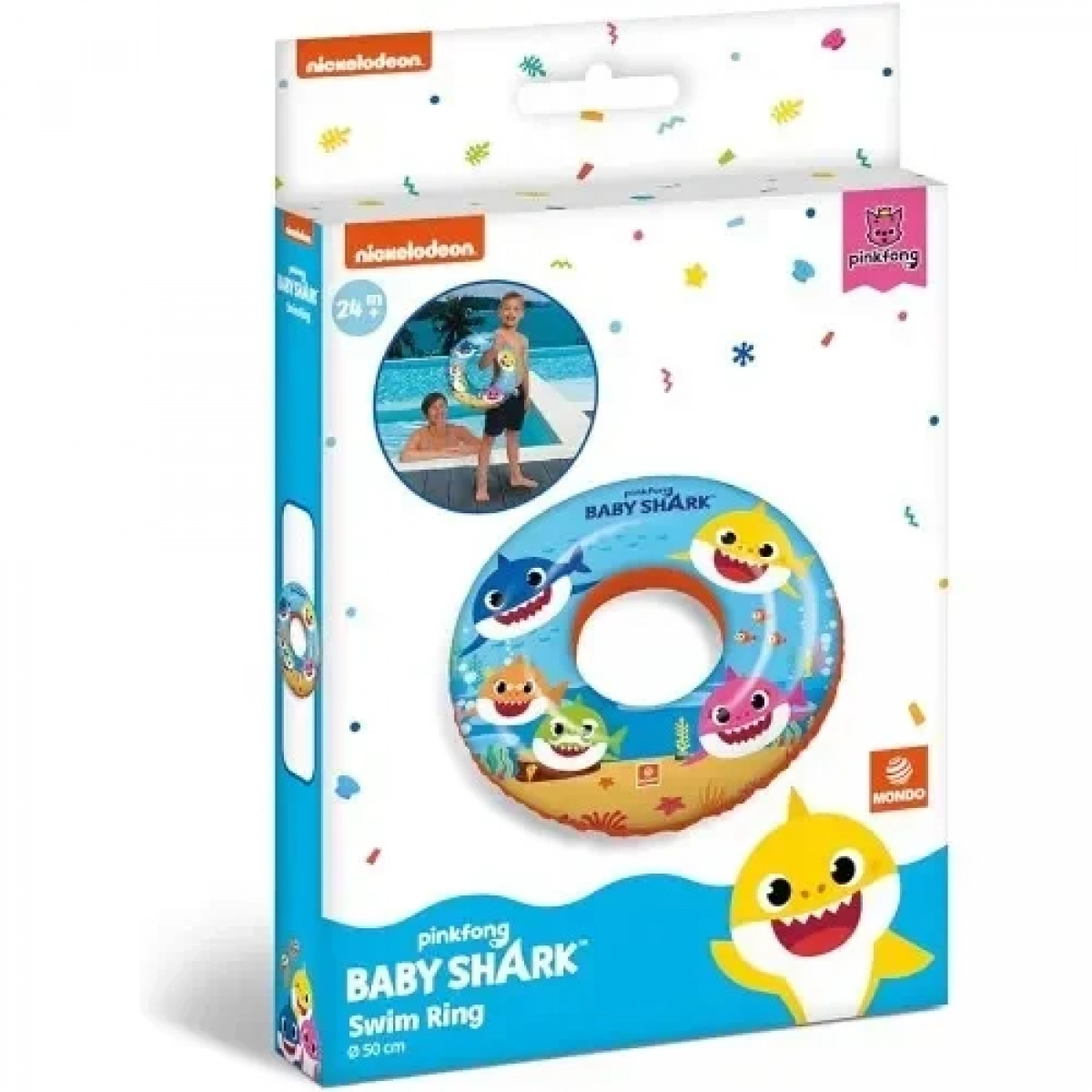 Παιδικό Φουσκωτό Σωσίβιο Baby Shark - Mondo