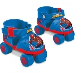 Σετ Roller Skates Ρυθμιζόμενα με Επιγονατίδες και Περιαγκωνίδες σε Πλαστική Τσάντα - Spiderman - Mondo Toys