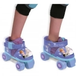 Σετ Roller Skates Ρυθμιζόμενα με Επιγονατίδες και Περιαγκωνίδες σε Πλαστική Τσάντα - Frozen - Mondo Toys
