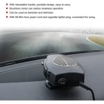 Αερόθερμο αναπτήρα αυτοκινήτου 150W 12V XF-D5001 μαύρο-γκρι