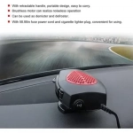 Αερόθερμο αναπτήρα αυτοκινήτου 150W 12V XF-D5001 μαύρο-κόκκινο