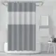 Κουρτίνα Πλαστική Αδιάβροχη Μπάνιου 180x180 cm 1 τμχ Γκρι