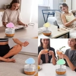 Led Συσκευή Αρωματοθεραπείας Cloud Rain με Χρονοδιακόπτη 300ml TS04093