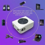 Y2 Mini Projector Τεχνολογίας Προβολής LCD Λάμπας LED 1080p με οθόνη προβολής 200΄΄