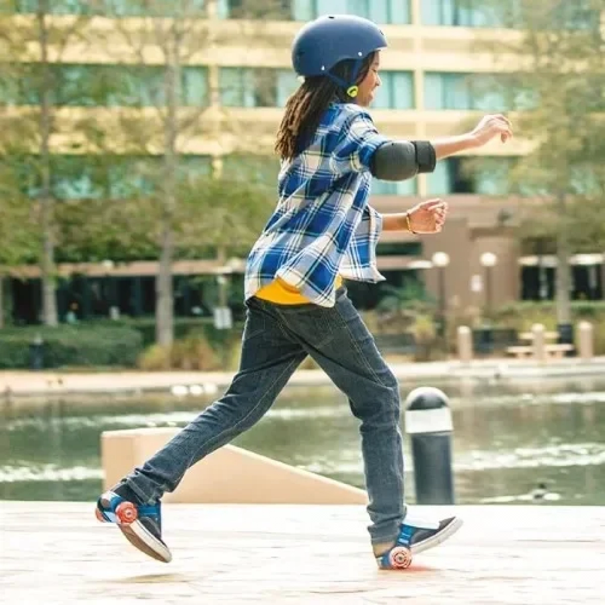Clip-On Skates Ρόδες LED με κλιπ για Παπούτσια 28623 Mondo - Spiderman