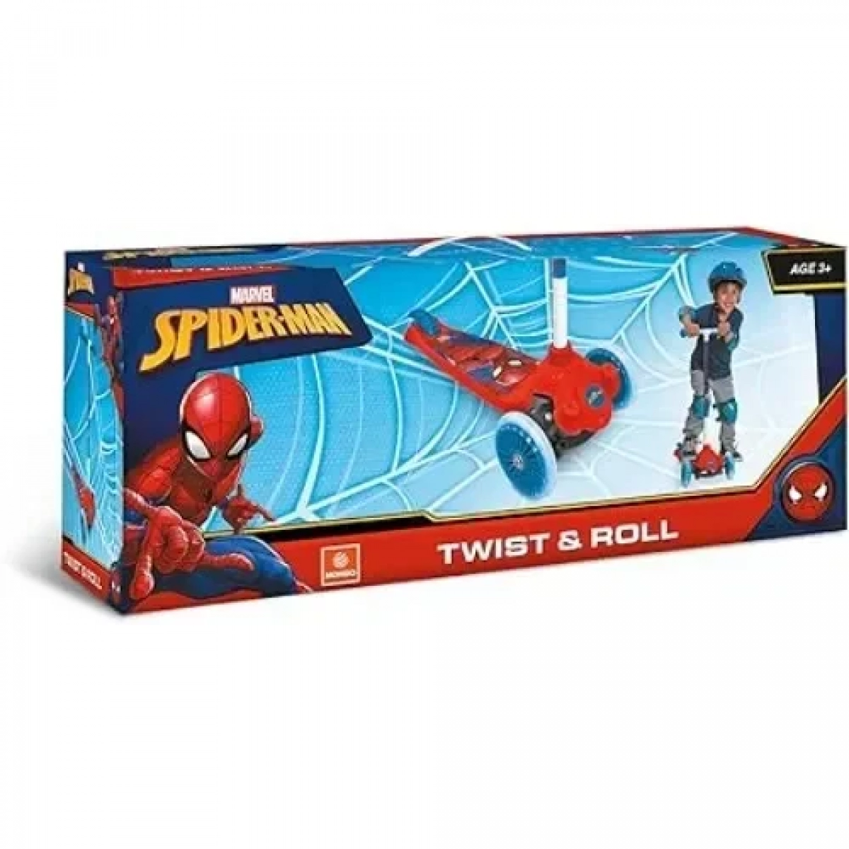 Παιδικό Πατίνι Τρίτροχο Twist and Roll Mondo 18395 Spiderman
